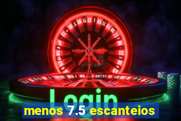 menos 7.5 escanteios