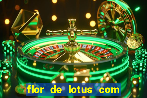 flor de lotus com lua tatuagem