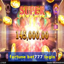 fortune bet777 login