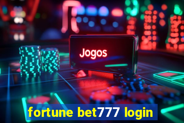 fortune bet777 login