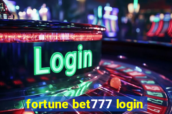 fortune bet777 login