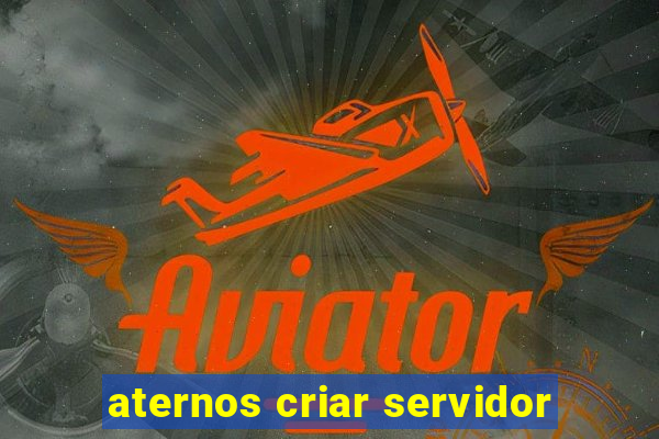 aternos criar servidor