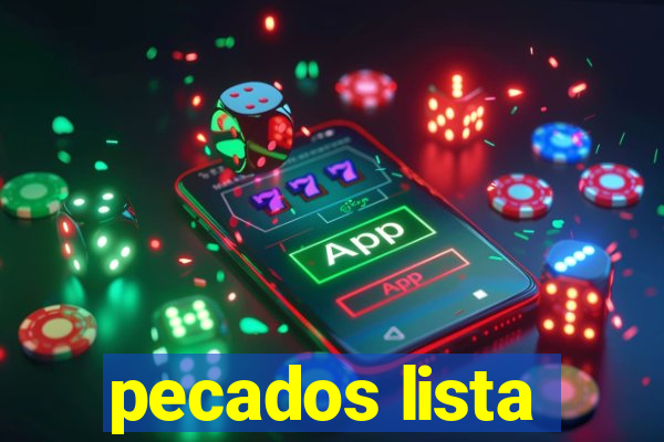 pecados lista