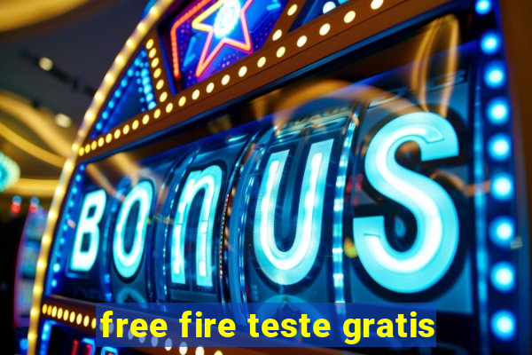 free fire teste gratis