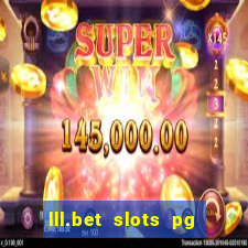 lll.bet slots pg online games