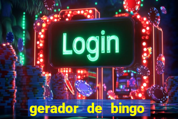 gerador de bingo de palavras