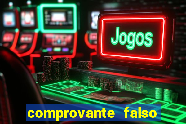 comprovante falso de 50 reais