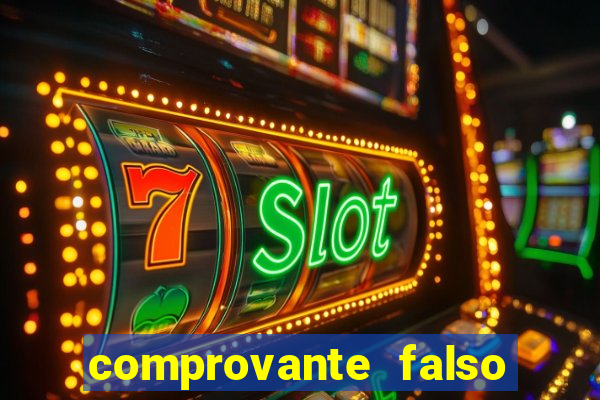 comprovante falso de 50 reais