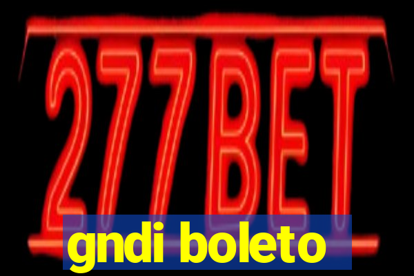 gndi boleto