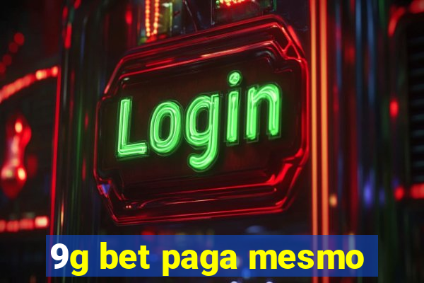 9g bet paga mesmo