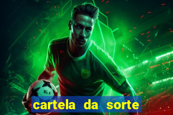 cartela da sorte time de futebol que mais saem