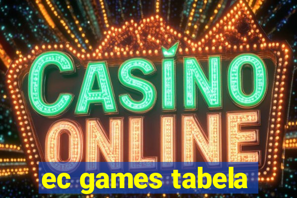 ec games tabela