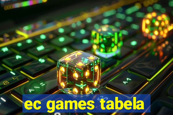 ec games tabela