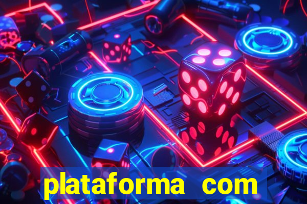 plataforma com chuva de dinheiro