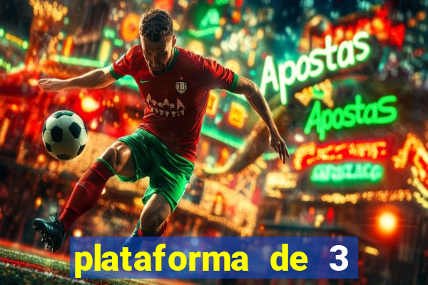 plataforma de 3 reais jogo