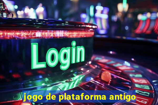 jogo de plataforma antigo