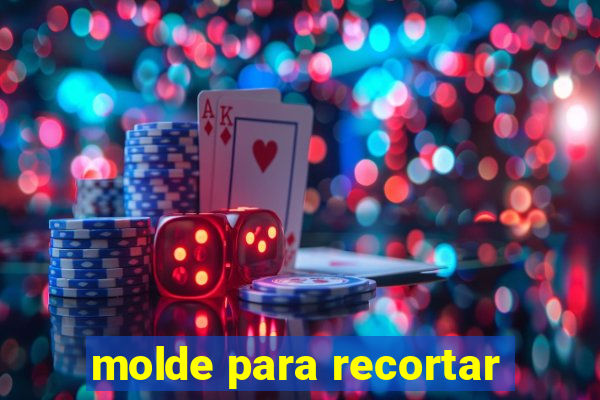 molde para recortar