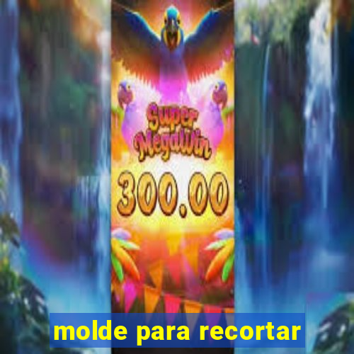 molde para recortar