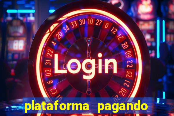 plataforma pagando bonus no cadastro