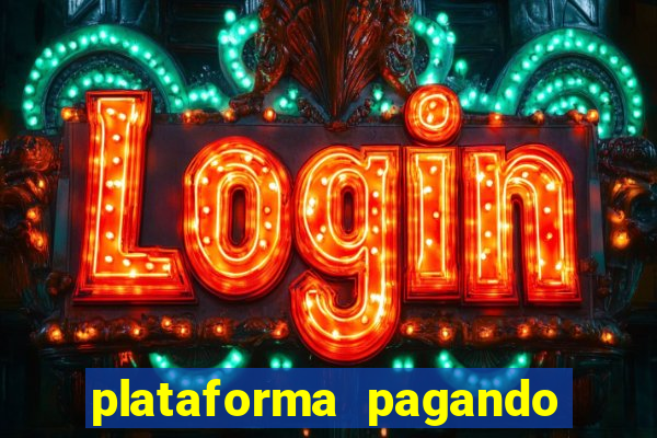 plataforma pagando bonus no cadastro