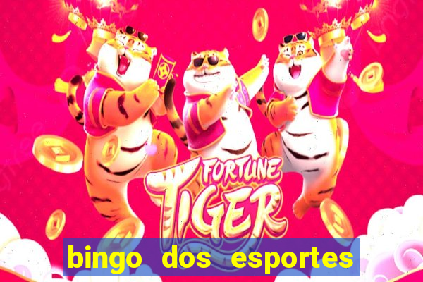 bingo dos esportes para imprimir