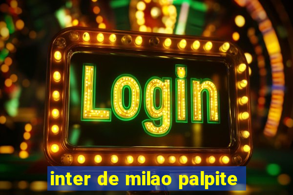 inter de milao palpite