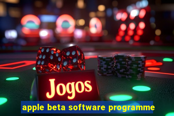 apple beta software programme