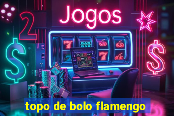 topo de bolo flamengo