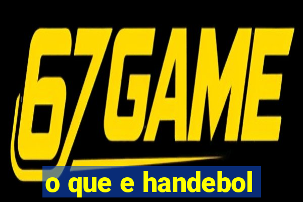 o que e handebol