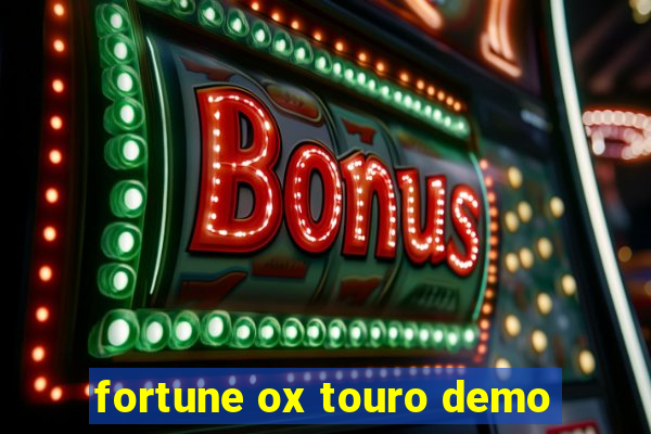 fortune ox touro demo