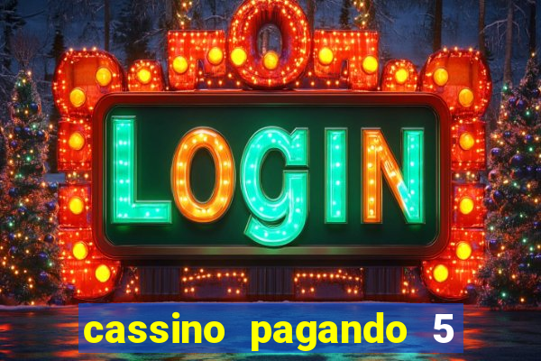 cassino pagando 5 reais no cadastro