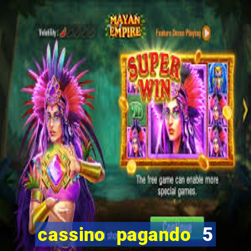 cassino pagando 5 reais no cadastro