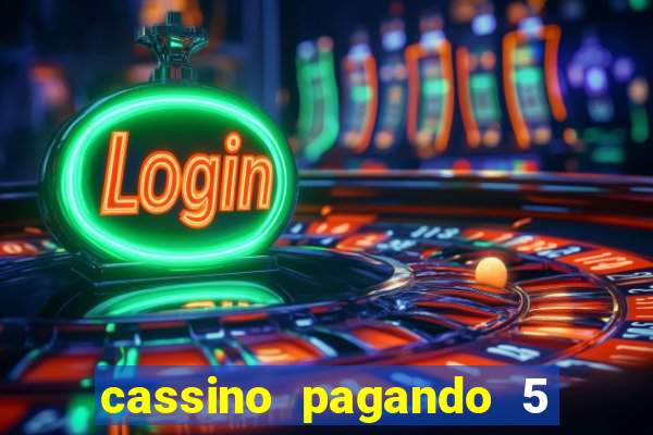 cassino pagando 5 reais no cadastro