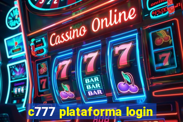 c777 plataforma login