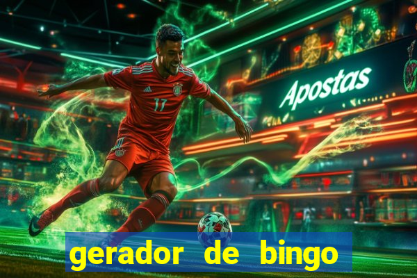 gerador de bingo cha de bebe