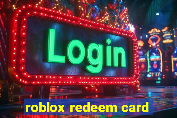 roblox redeem card