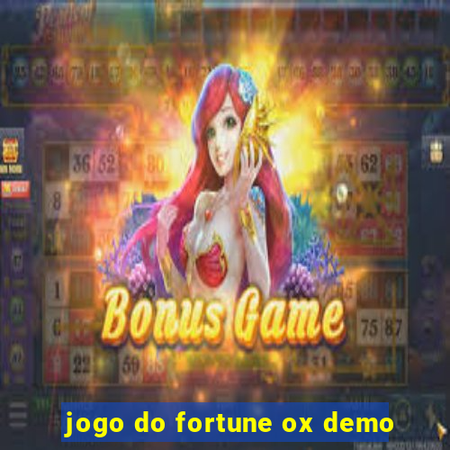 jogo do fortune ox demo