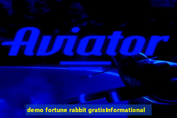 demo fortune rabbit gratisInformational