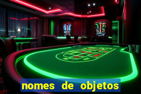 nomes de objetos de origem tupi guarani