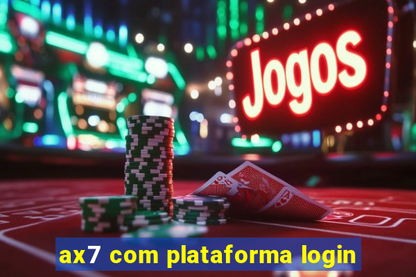 ax7 com plataforma login