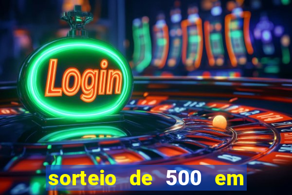 sorteio de 500 em cash toda segunda feira novibet