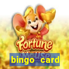 bingo card generator with pictures