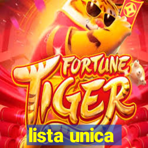 lista unica