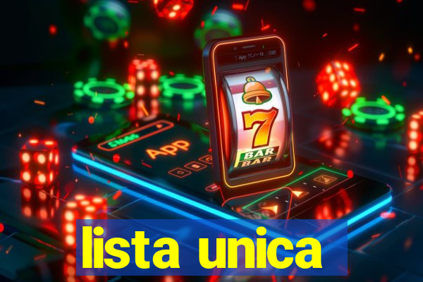 lista unica