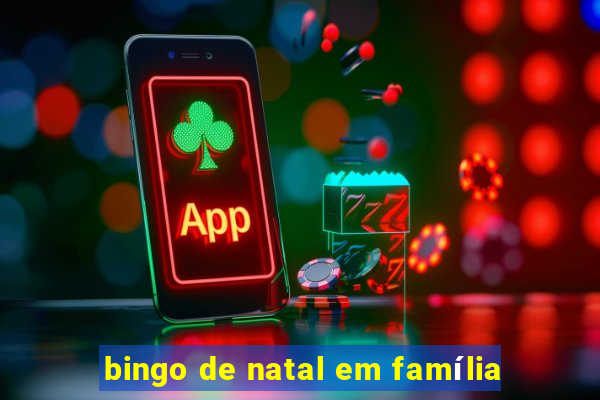 bingo de natal em família