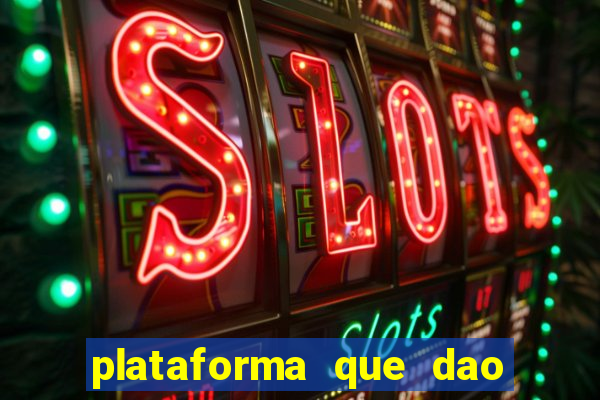 plataforma que dao bonus de cadastro