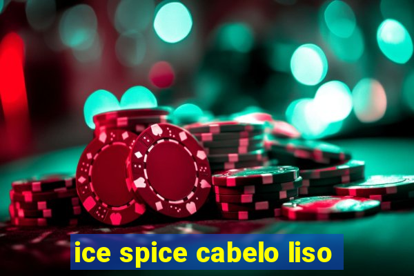 ice spice cabelo liso