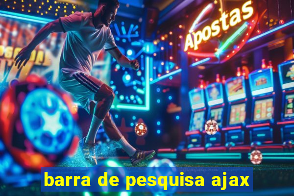 barra de pesquisa ajax