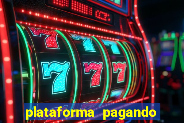 plataforma pagando no cadastro