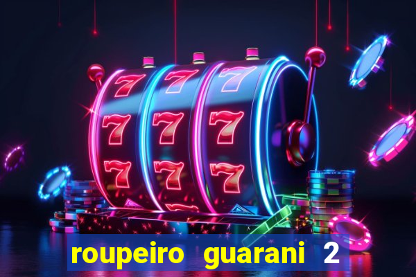 roupeiro guarani 2 portas de correr com espelho